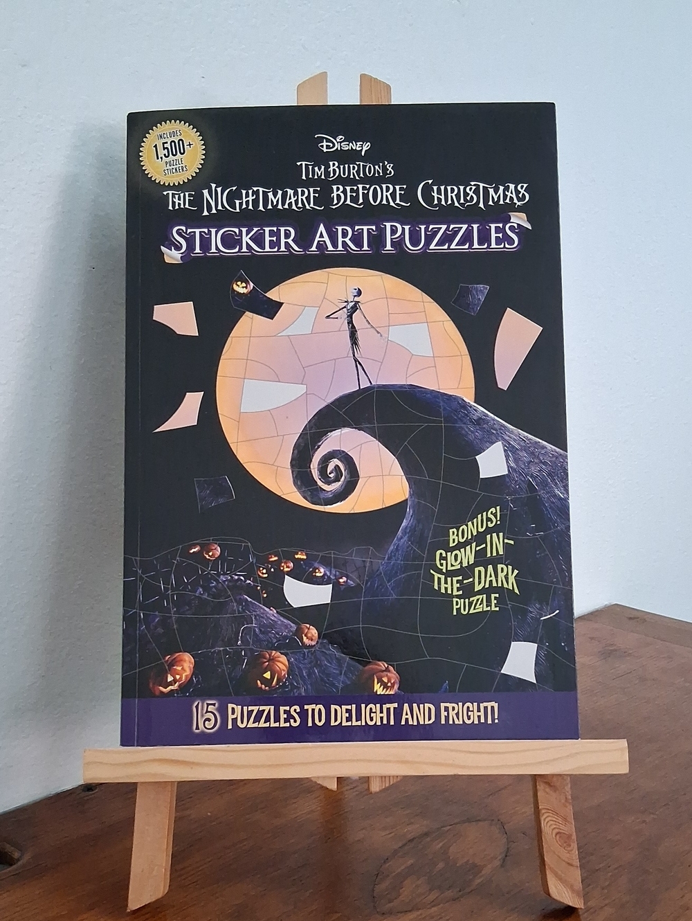 Disney The Nightmare Before Christmas Sticker Art Puzzle Book